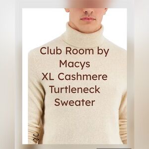 Club Room Luxury Mens XL Cashmere